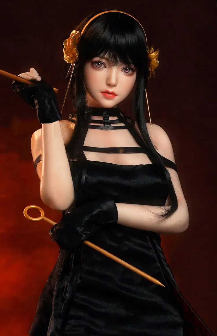 SY Doll | 160 cm große, asiatische Schönheit mit pinken Haaren und großem Busen – lebensechte TPE-Sexdoll – Fiora