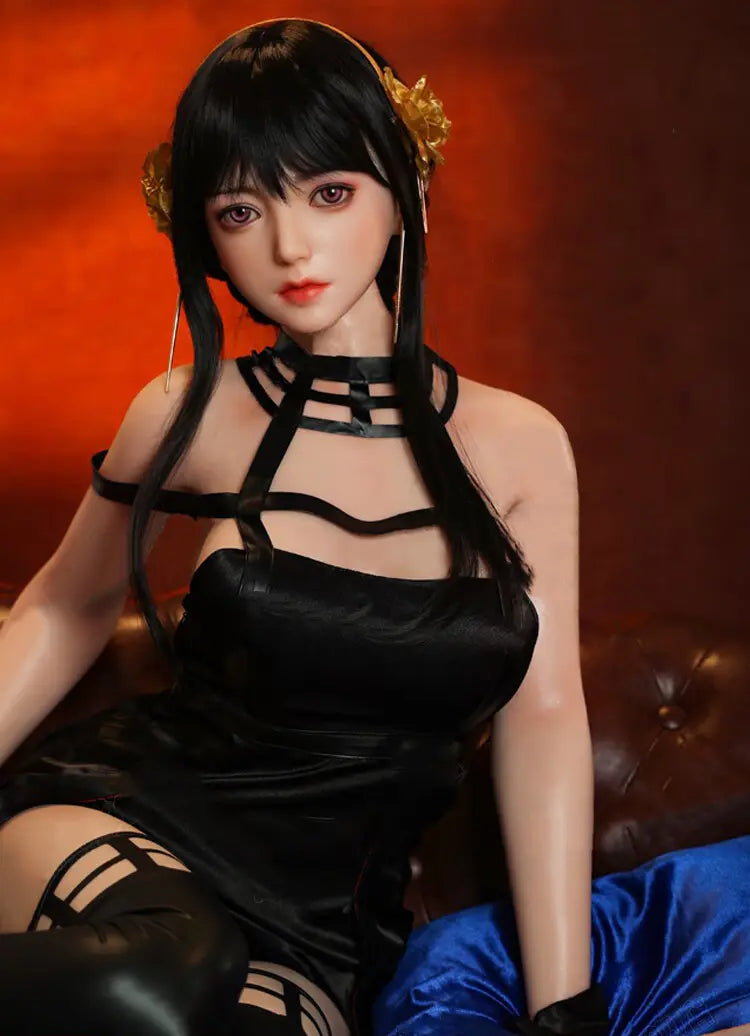 SY Doll | 160 cm große, asiatische Schönheit mit pinken Haaren und großem Busen – lebensechte TPE-Sexdoll – Fiora