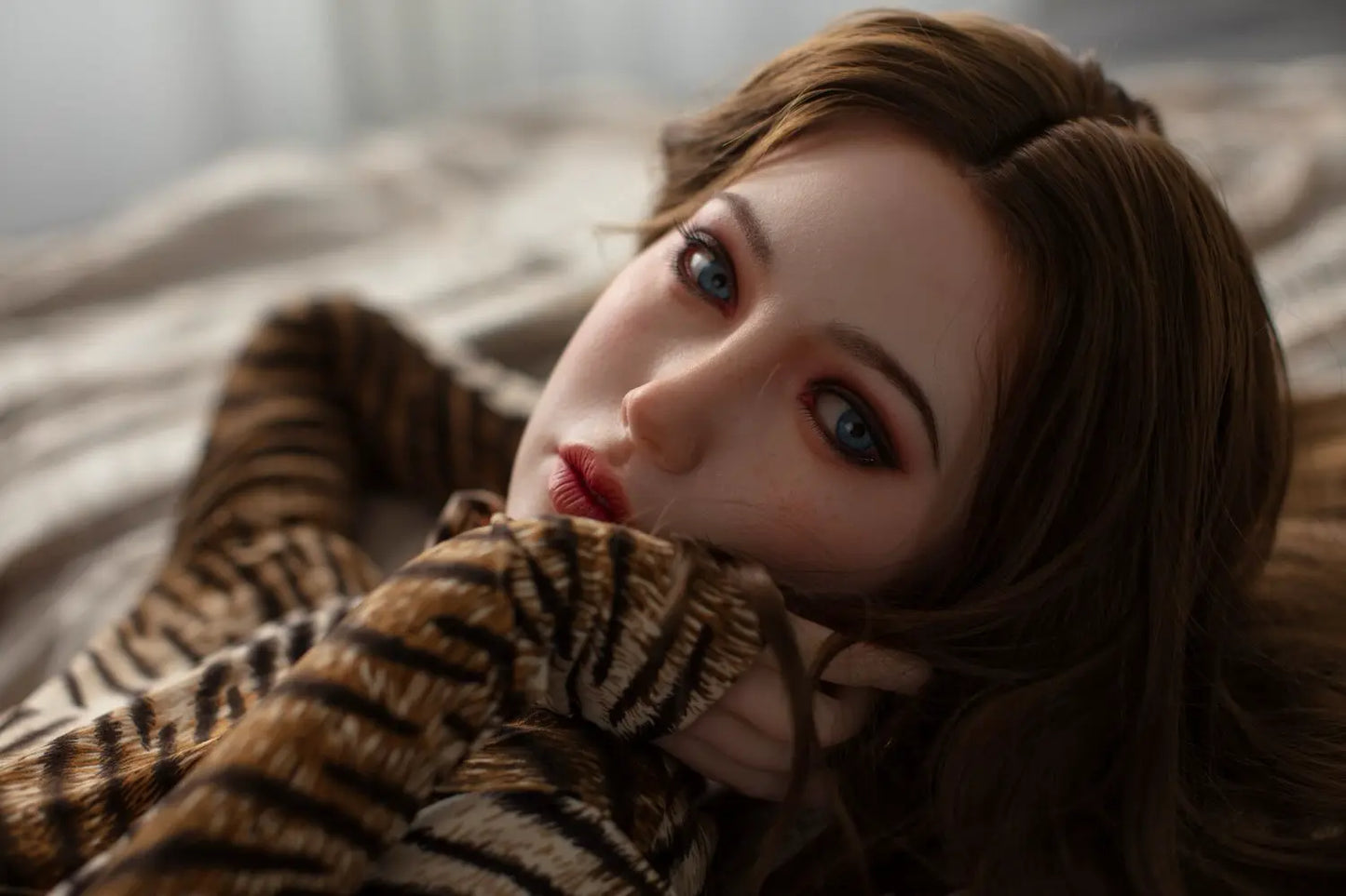 TopLoveDoll｜ Ultra Realistic Tiger Print Seductive Beauty – Multi-Height Love Doll (140-170cm)