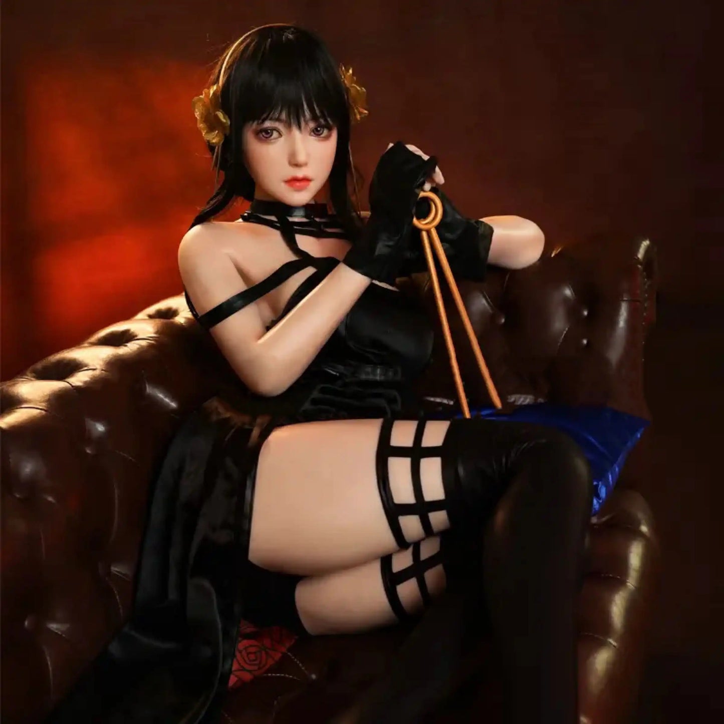 SY Doll | 160 cm große, asiatische Schönheit mit pinken Haaren und großem Busen – lebensechte TPE-Sexdoll – Fiora