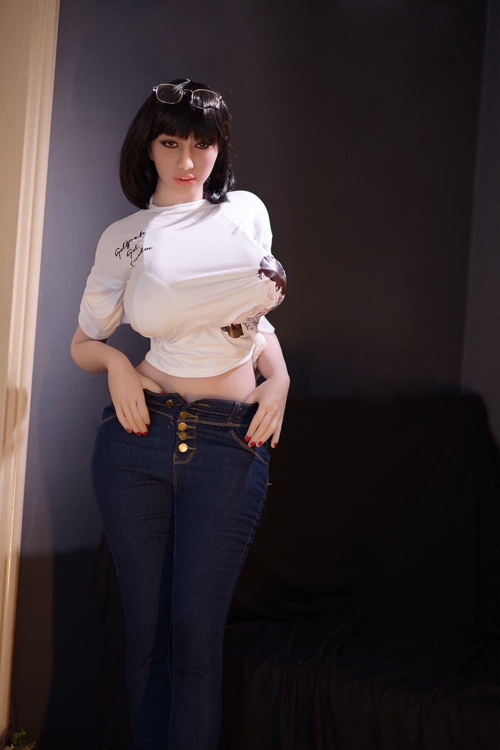 6YE | 163cm (5' 4") J-Cup Big Tits Big Butt Black Short Hair Sex Doll - Suzanne - TLD