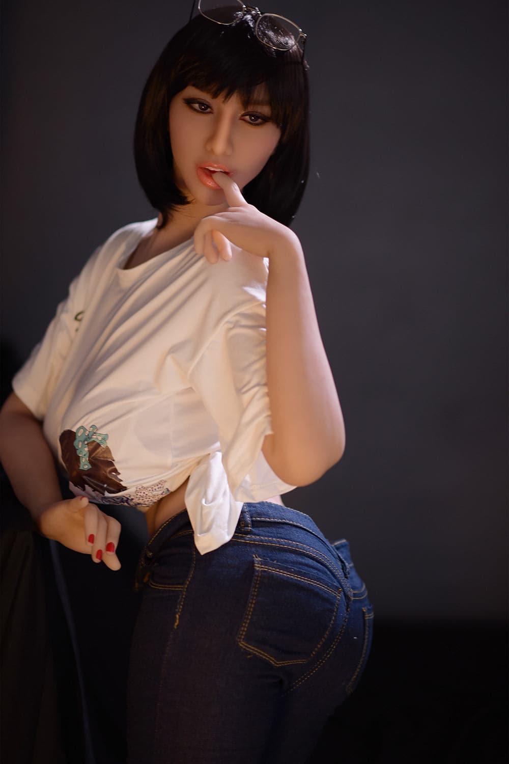 6YE | 163cm (5' 4") J-Cup Big Tits Big Butt Black Short Hair Sex Doll - Suzanne - TLD