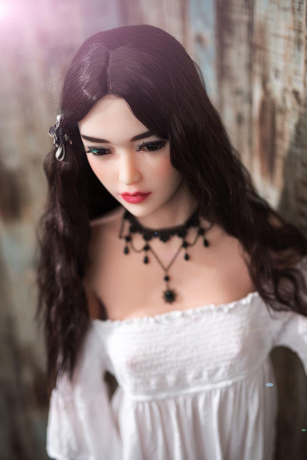 6YE | 165cm (5' 5") A-Cup Black Hair Small Breasted Sex Doll - Tabitha - TLD