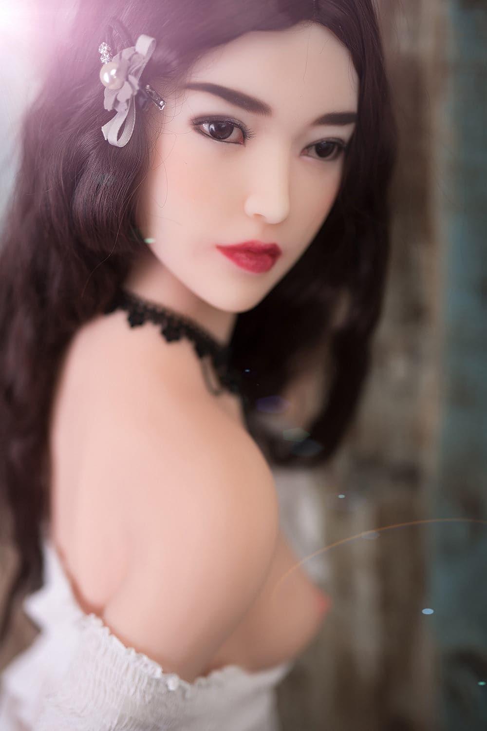 6YE | 165cm (5' 5") A-Cup Black Hair Small Breasted Sex Doll - Tabitha - TLD