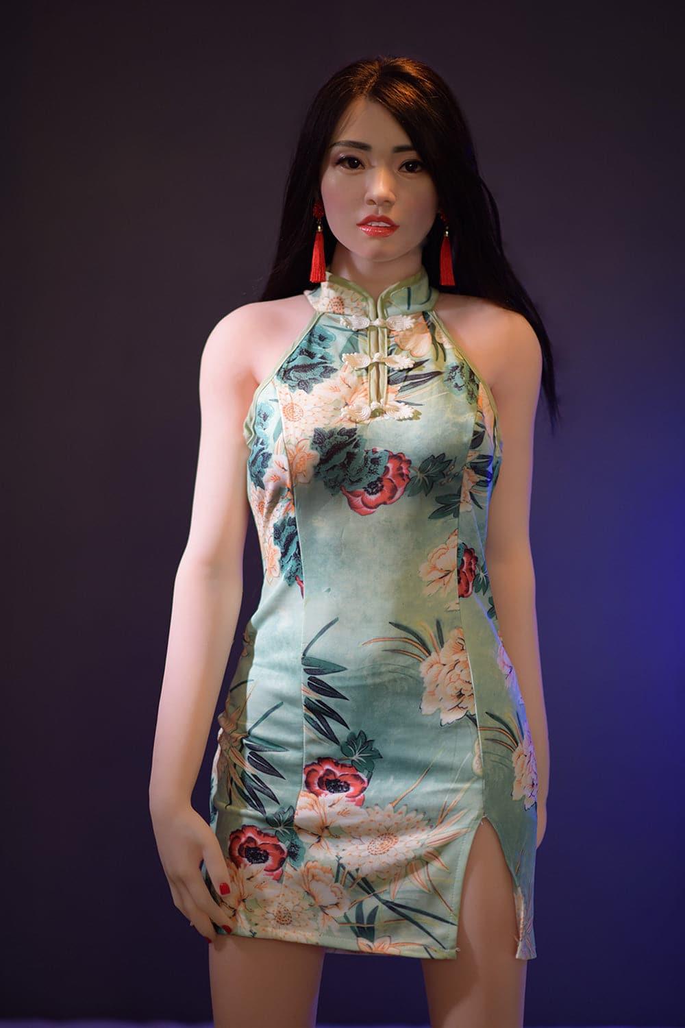 6YE | 165cm (5' 5") C-Cup Sillicone Head Small Breast Sex Doll - Tess - TLD