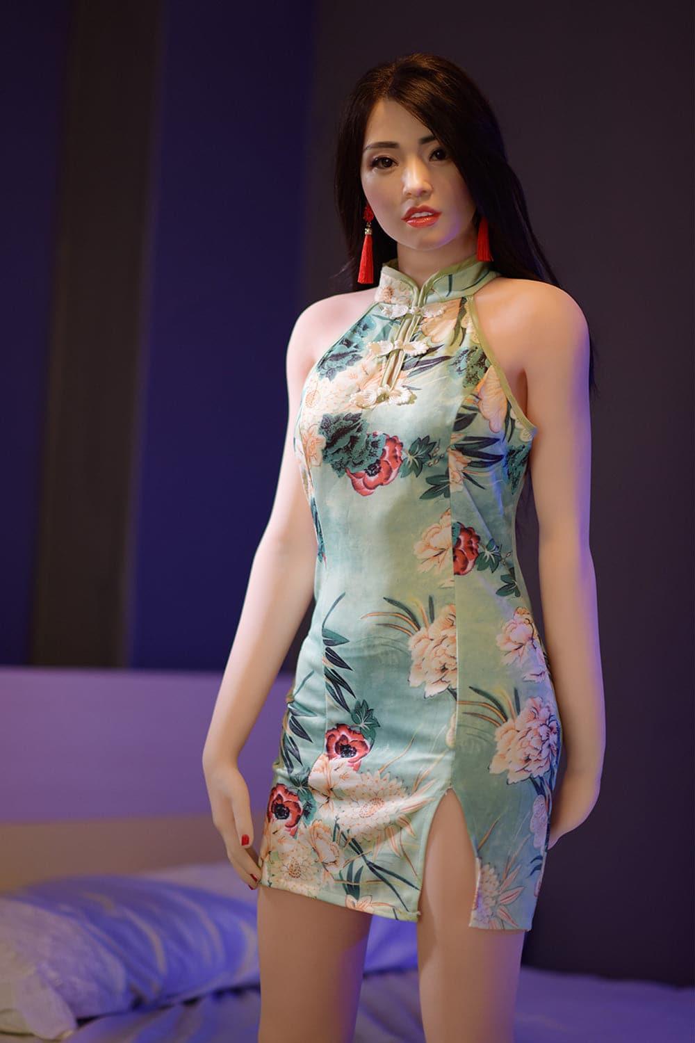 6YE | 165cm (5' 5") C-Cup Sillicone Head Small Breast Sex Doll - Tess - TLD