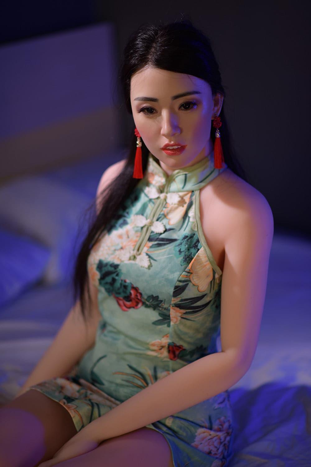 6YE | 165cm (5' 5") C-Cup Sillicone Head Small Breast Sex Doll - Tess - TLD