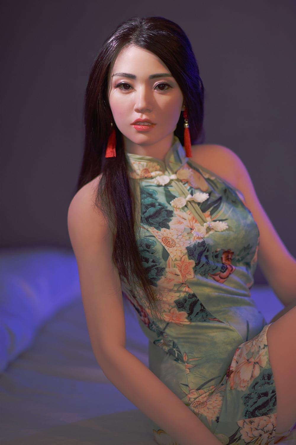 6YE | 165cm (5' 5") C-Cup Sillicone Head Small Breast Sex Doll - Tess - TLD