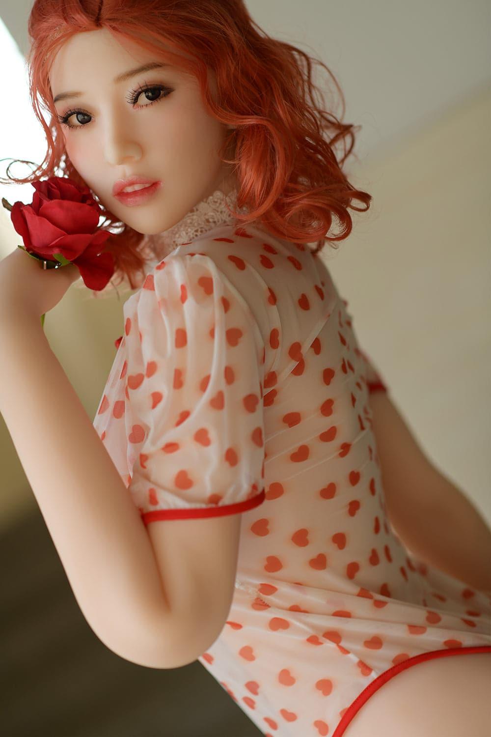 6YE | 165cm (5' 5") D-Cup Small Breasted Pink Hair Sex Doll - Theresa - TLD
