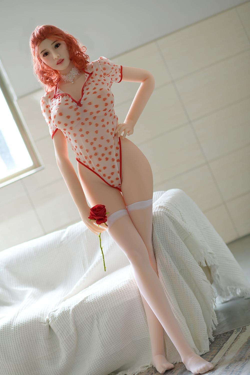 6YE | 165cm (5' 5") D-Cup Small Breasted Pink Hair Sex Doll - Theresa - TLD
