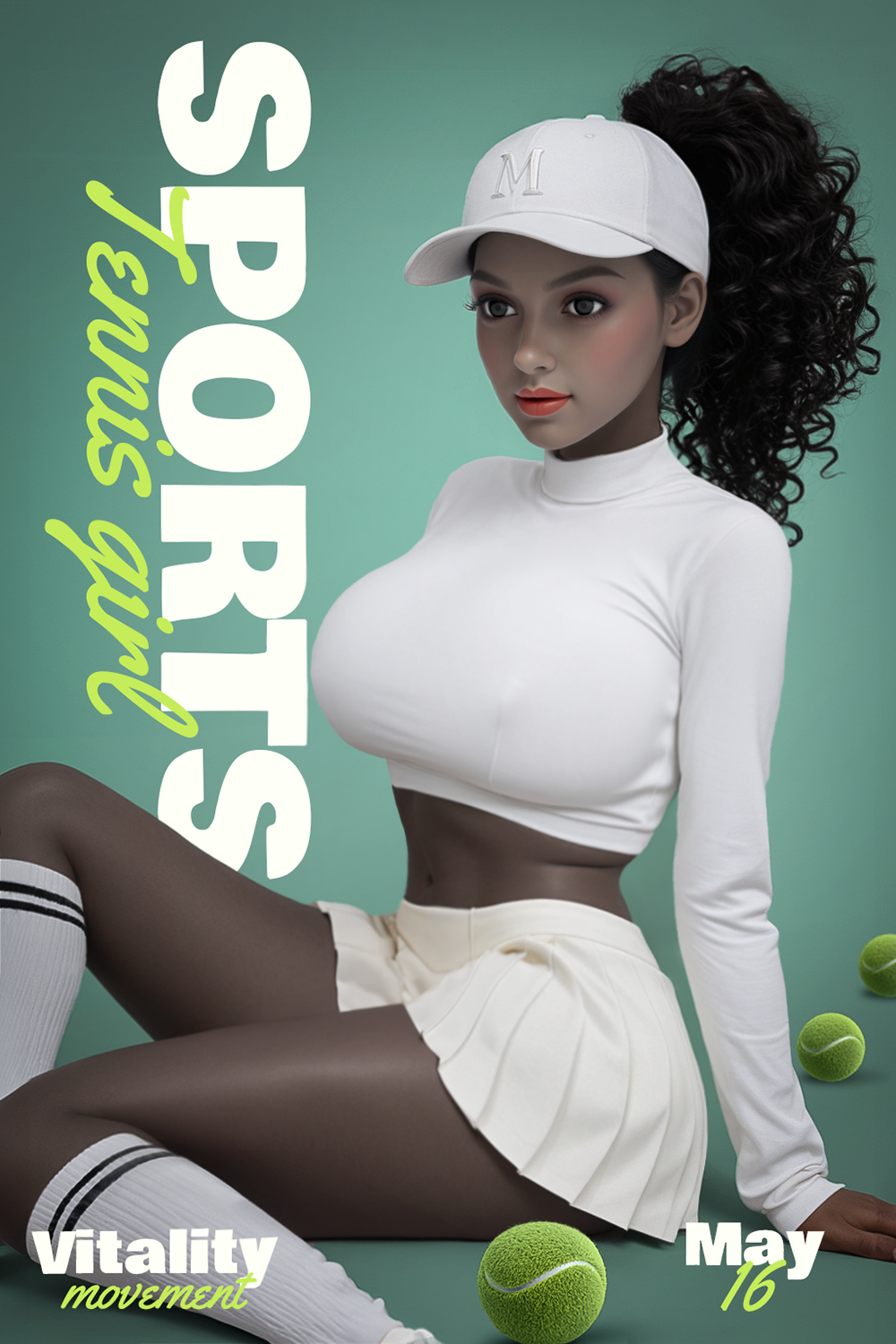 SY Doll | 158cm/5ft2 Big Breasts Latina Fitness Girl Realistic TPE Sex Doll - Maya - TLD