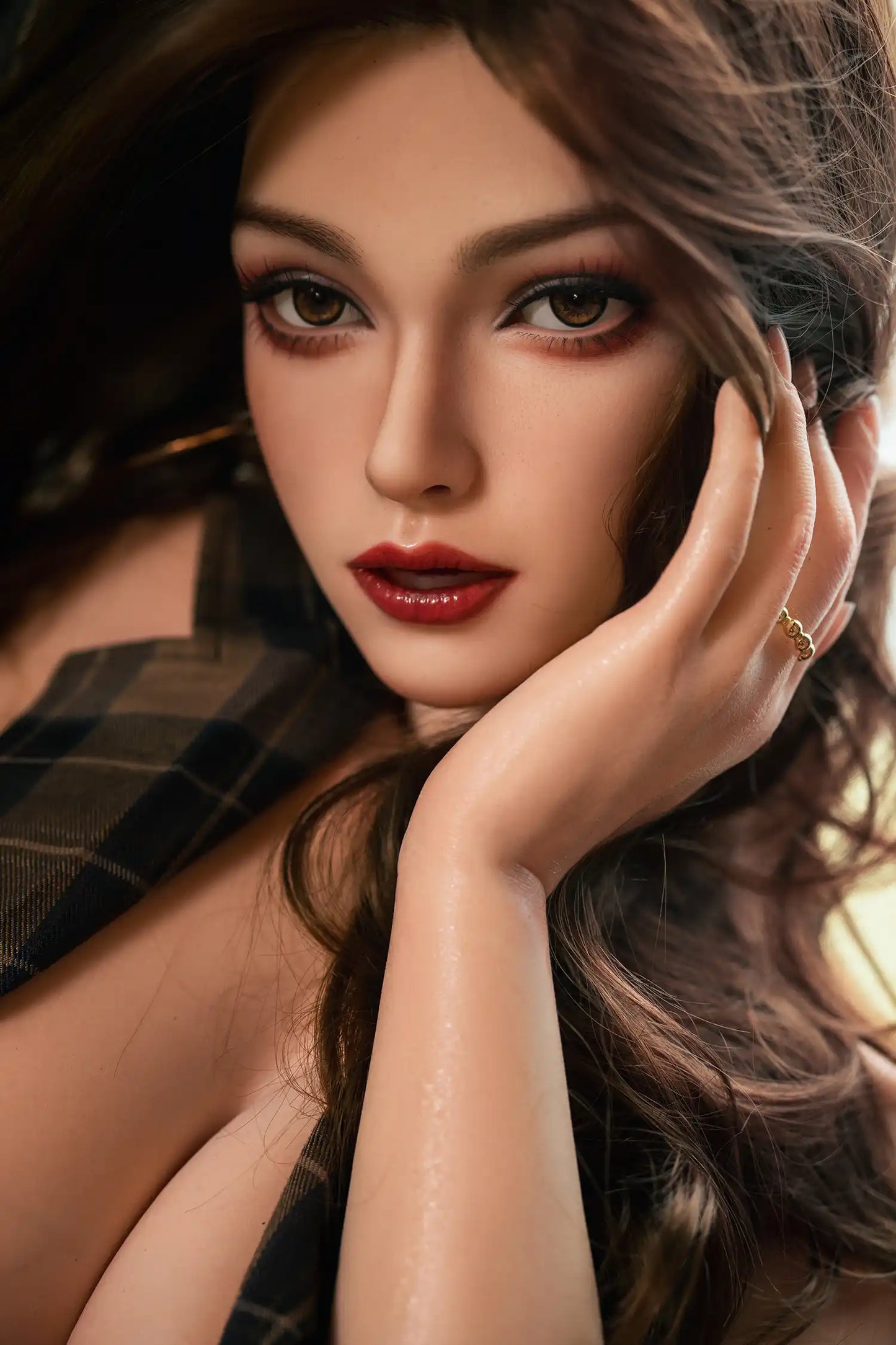 SY Doll | 160 cm große, asiatische Schönheit mit pinken Haaren und großem Busen – lebensechte TPE-Sexdoll – Fiora