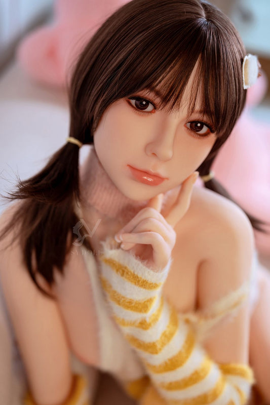 SY Doll | Asian 150cm/4ft11 Black Hair Lovely Small Breasts Lifelike TPE Sex Doll - Lily - TLD