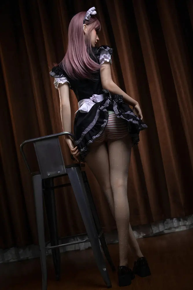 SY Doll | 160 cm große, asiatische Schönheit mit pinken Haaren und großem Busen – lebensechte TPE-Sexdoll – Fiora