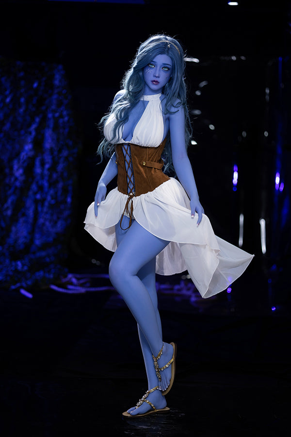 Aibei Doll | 160cm Blue Skin Alien Busty Sexy Sex Doll - Novia - TLD