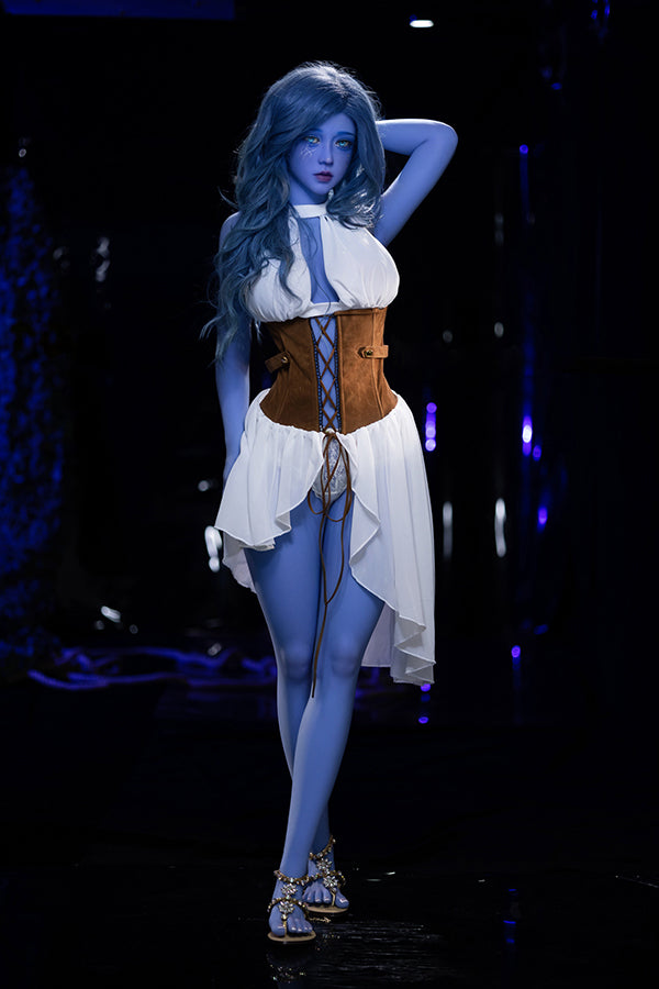 Aibei Doll | 160cm Blue Skin Alien Busty Sexy Sex Doll - Novia - TLD