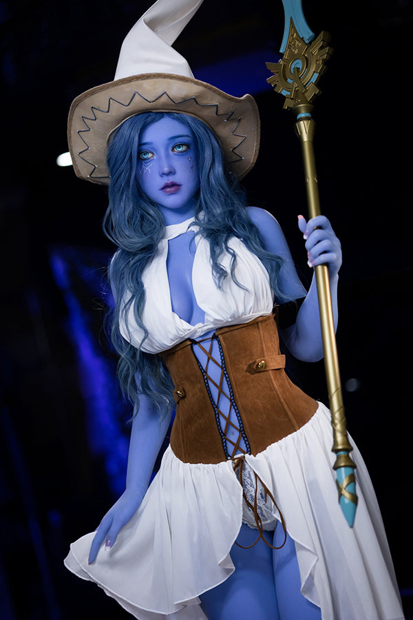 Aibei Doll | 160cm Blue Skin Alien Busty Sexy Sex Doll - Novia - TLD