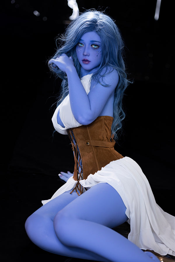 Aibei Doll | 160cm Blue Skin Alien Busty Sexy Sex Doll - Novia - TLD