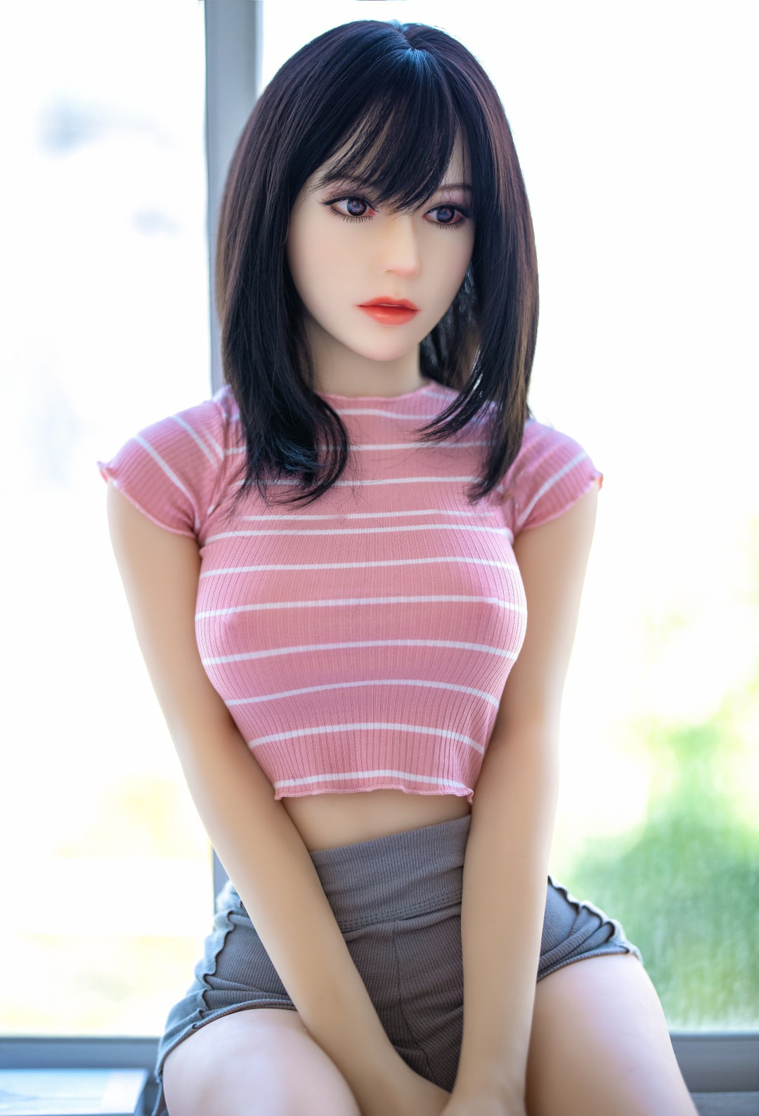 150cm / 4ft11 Asian Style Small Breast Realistic Sex Doll - Libert(3 sizes) - TLD