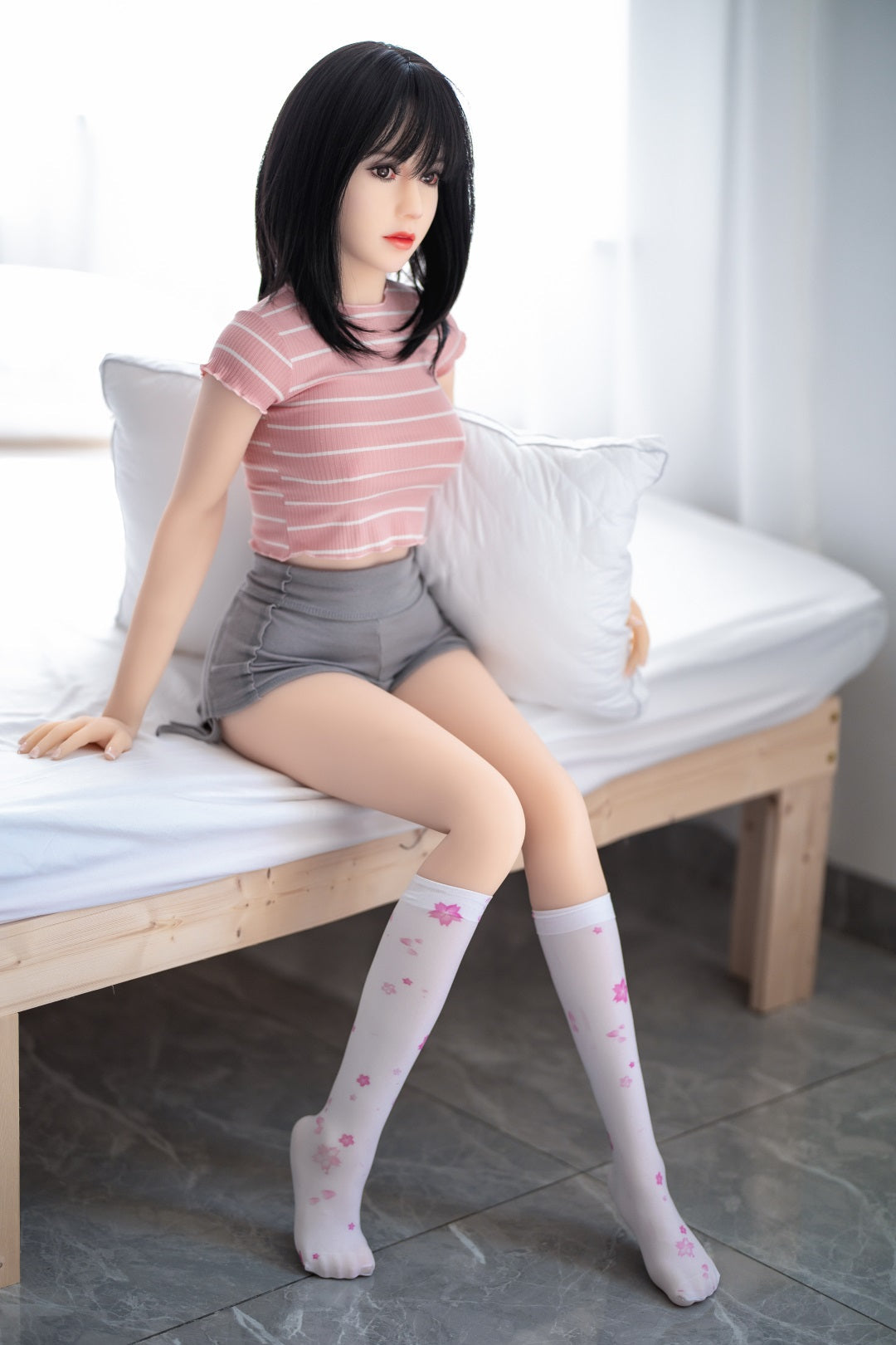 150cm / 4ft11 Asian Style Small Breast Realistic Sex Doll - Libert(3 sizes) - TLD