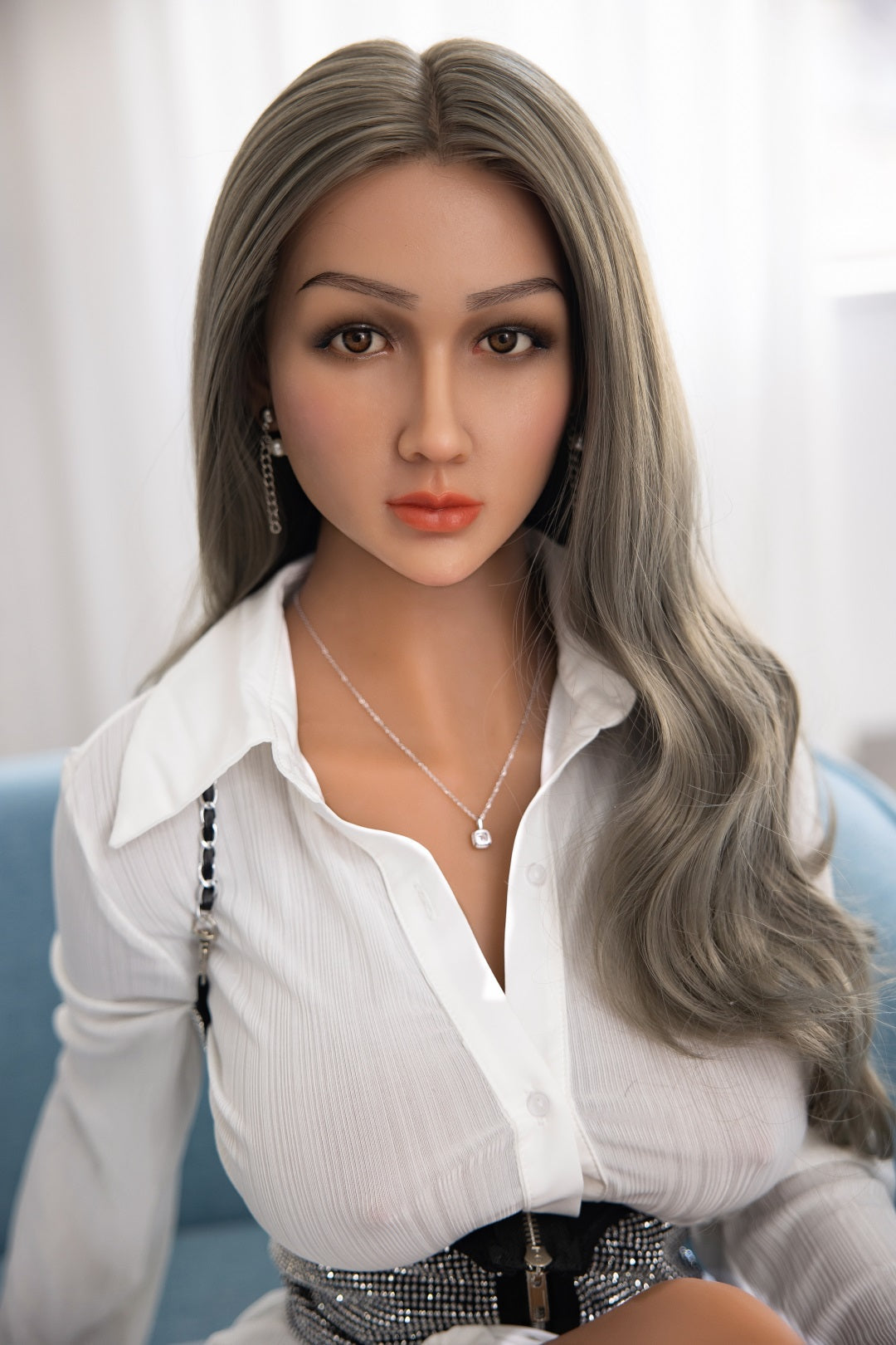 5ft 2 /158cm Medium Breast With Brown Hair Realistic Sex Doll - Jessie (3 Size) - TLD