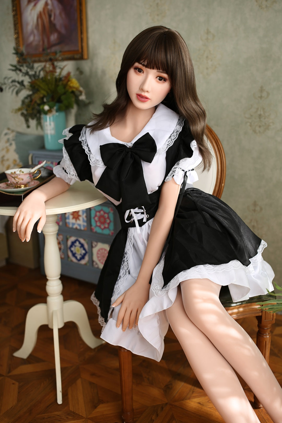 5ft 5 /166cm Cosplay Asian Style Small Breast Realistic Sex Doll - Meda - TLD