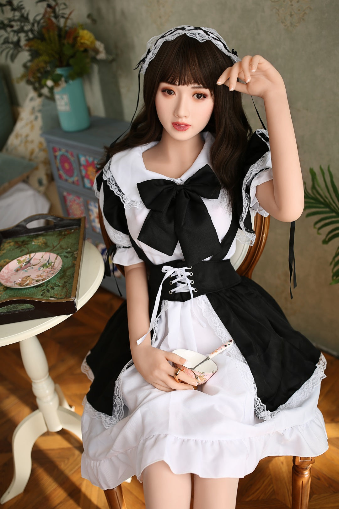 5ft 5 /166cm Cosplay Asian Style Small Breast Realistic Sex Doll - Meda - TLD
