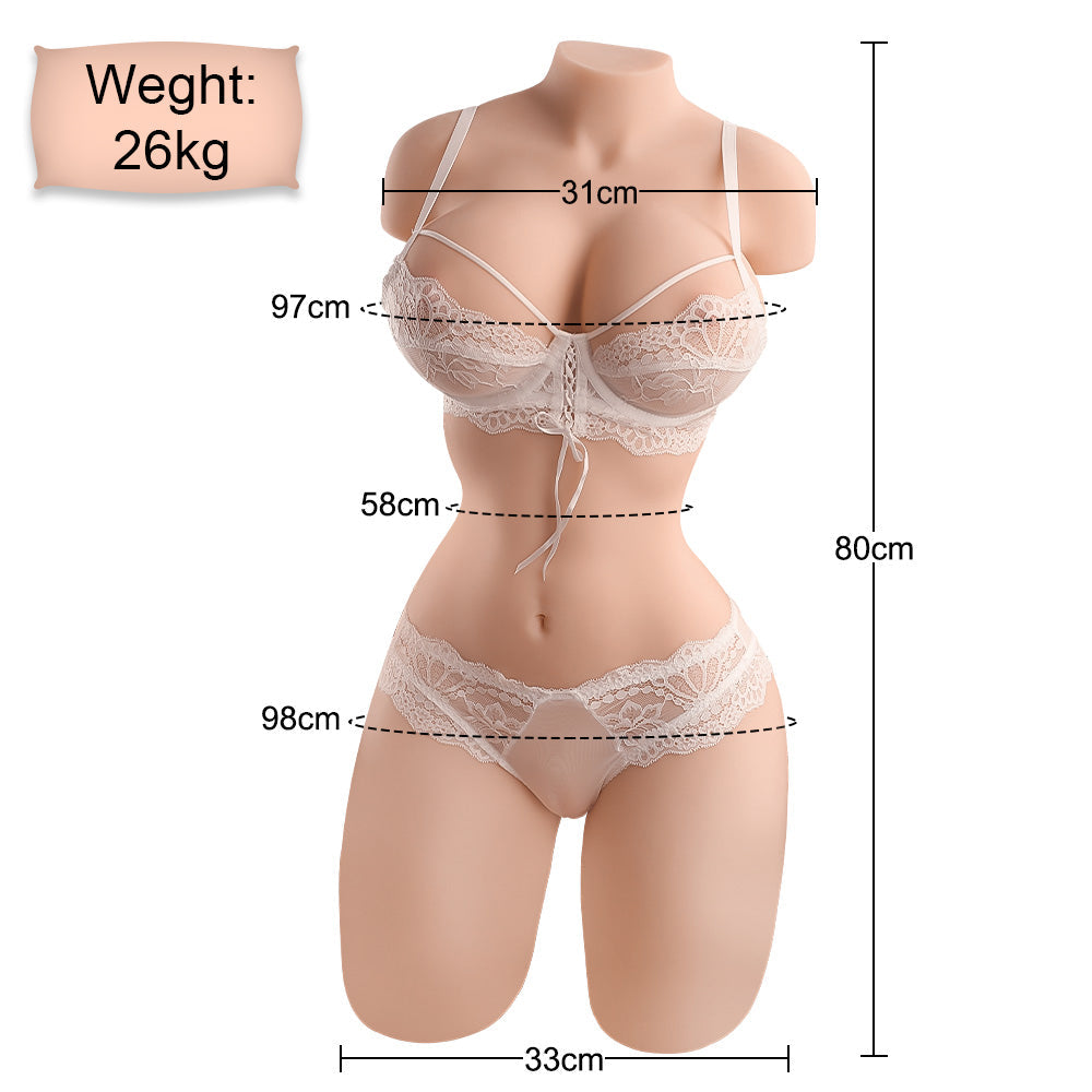 80cm/31.5in Torso Sex Doll - Brandi (In Stock US) - TLD