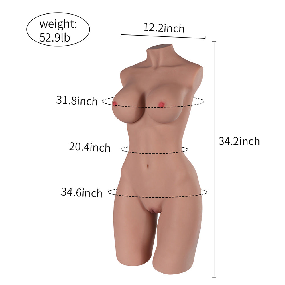 89.5cm/35.24in Torso Sex Doll - Erica (In Stock US) - TLD